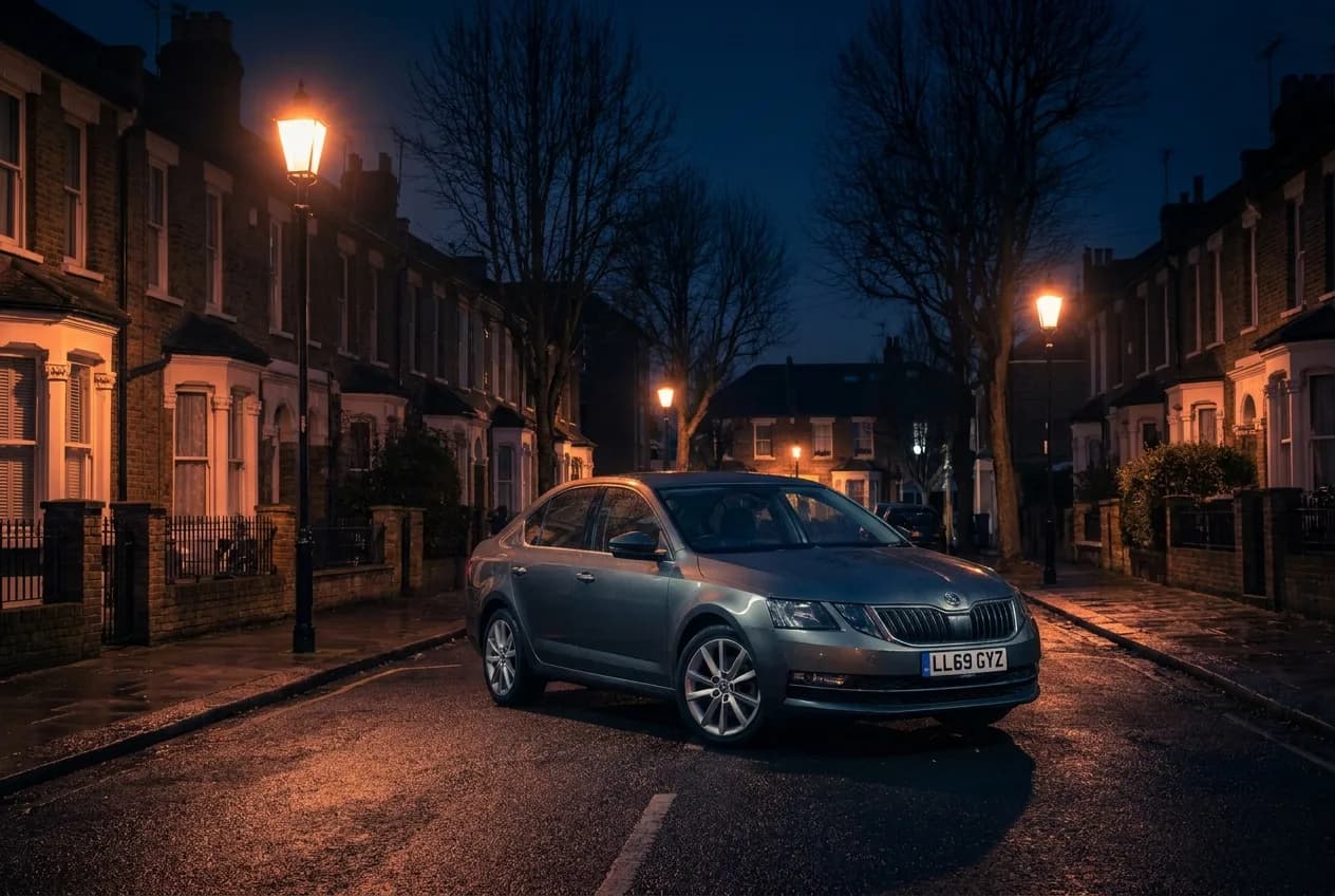 A Value Cars taxi on a local street in Billericay